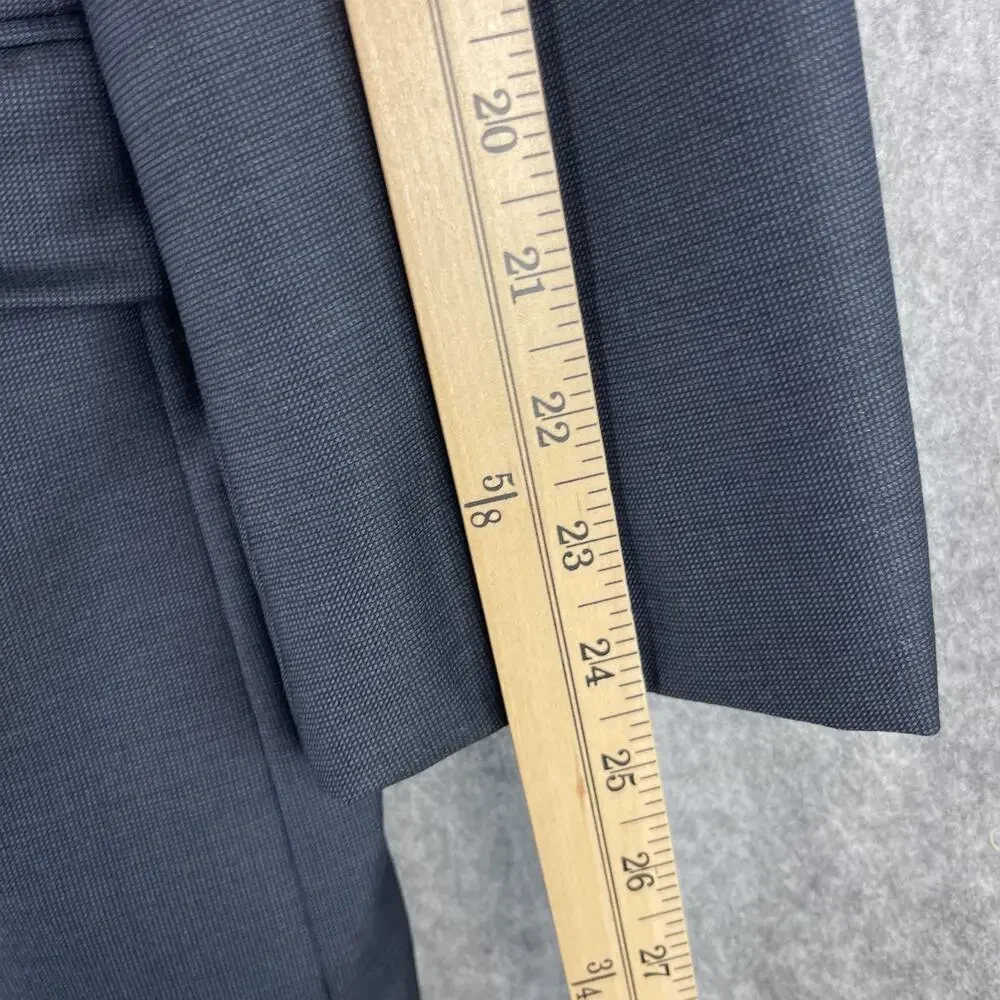 Brooks Brothers 1818 Madison Blazer Jacket Men 46R Blue Wool Vitale Barberis USA